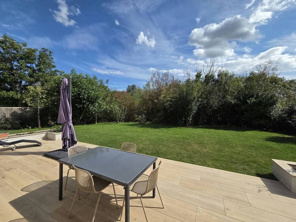 Our terrace and front garden