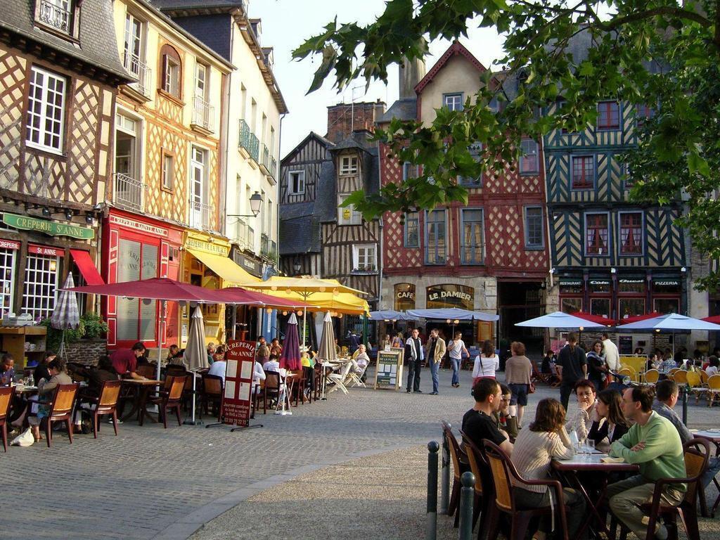 Medieval Place Sainte Anne in Rennes (20 min drive)