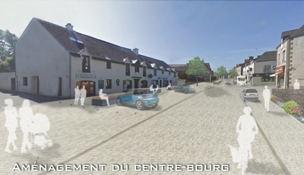 Centre ville de Guégon