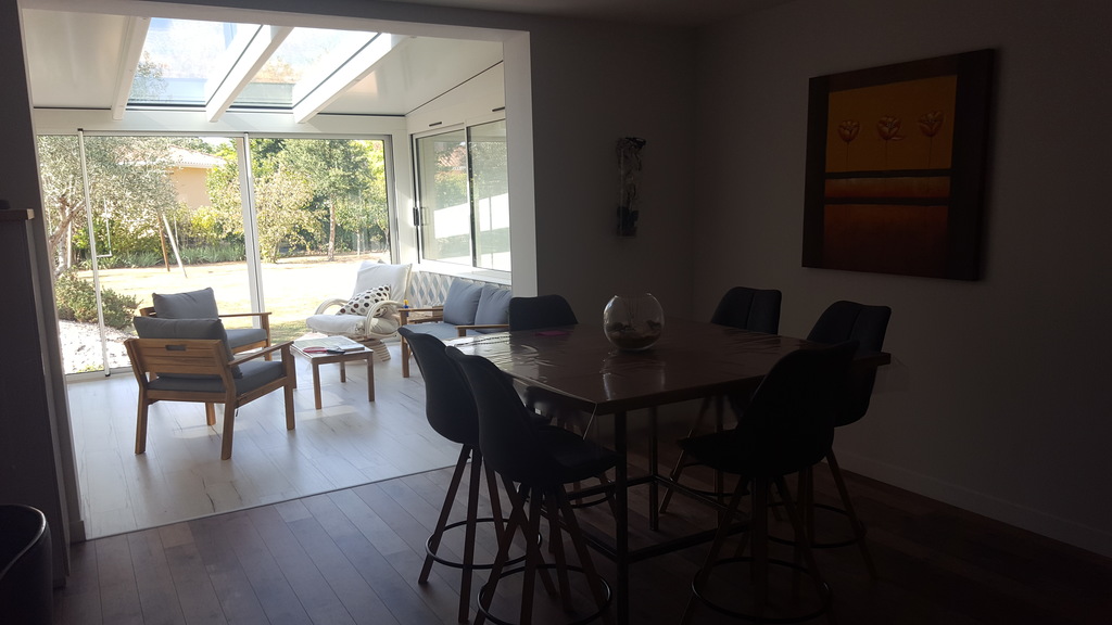 living room opening on the veranda