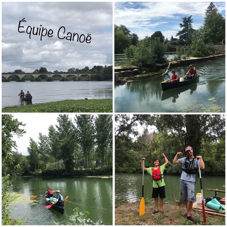 The Canoe Team on the Loire river 2020