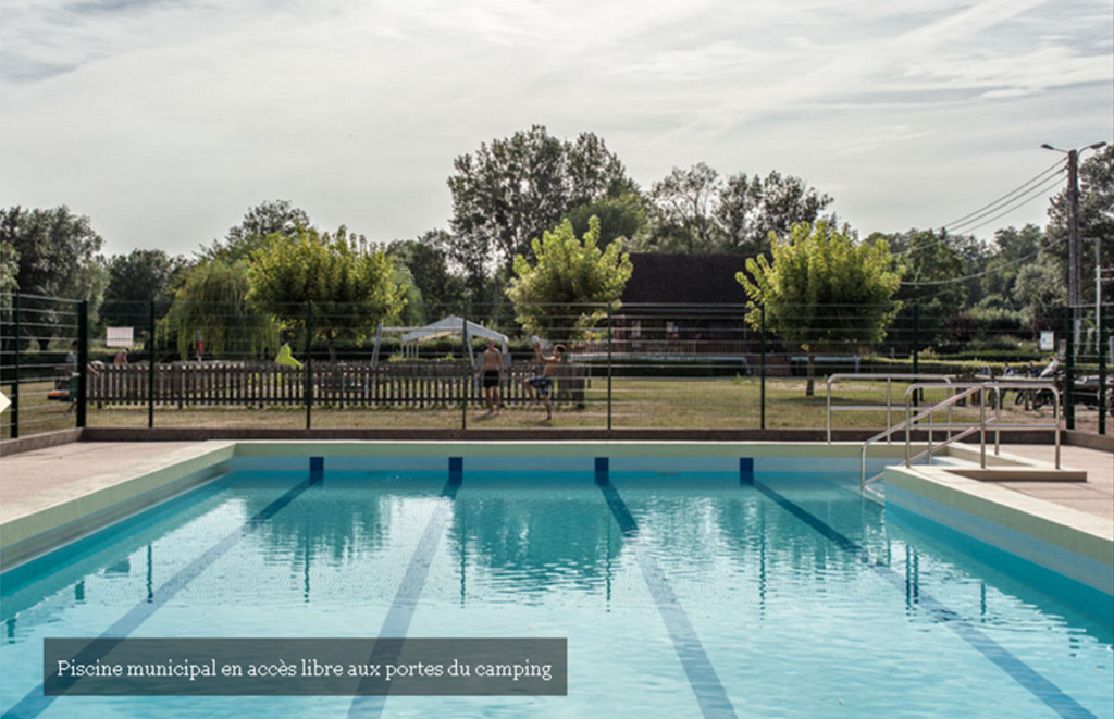 The swimming pool of the village, free and open during the summer