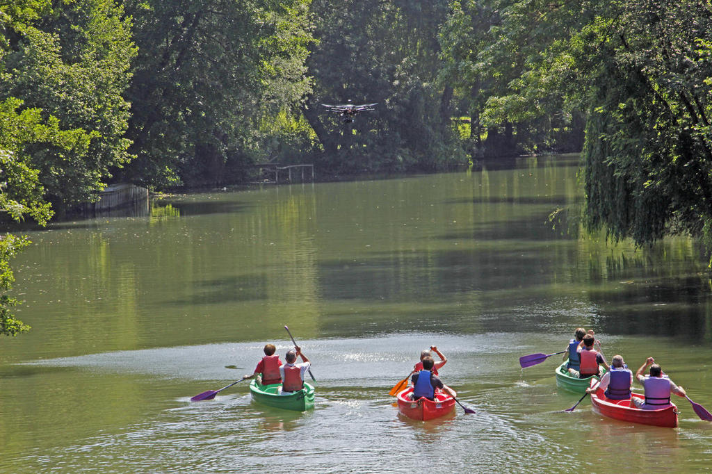 Canoe ride on the river - departure from the village