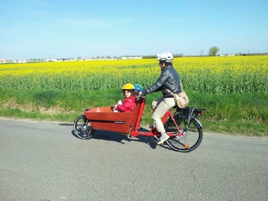 On the way to school!