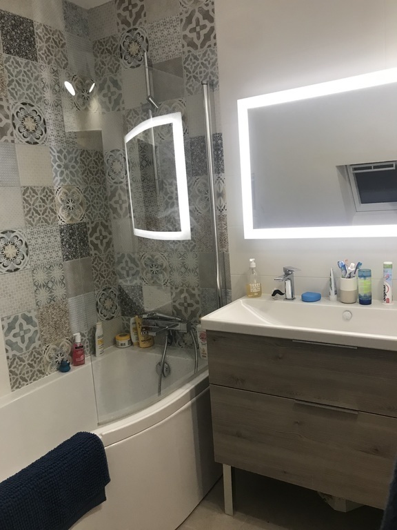 Main bathroom upstairs; another little one is present downstair with WC