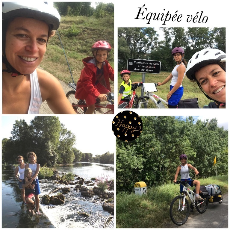 Bike and canoe trip on the "Loire à vélo"