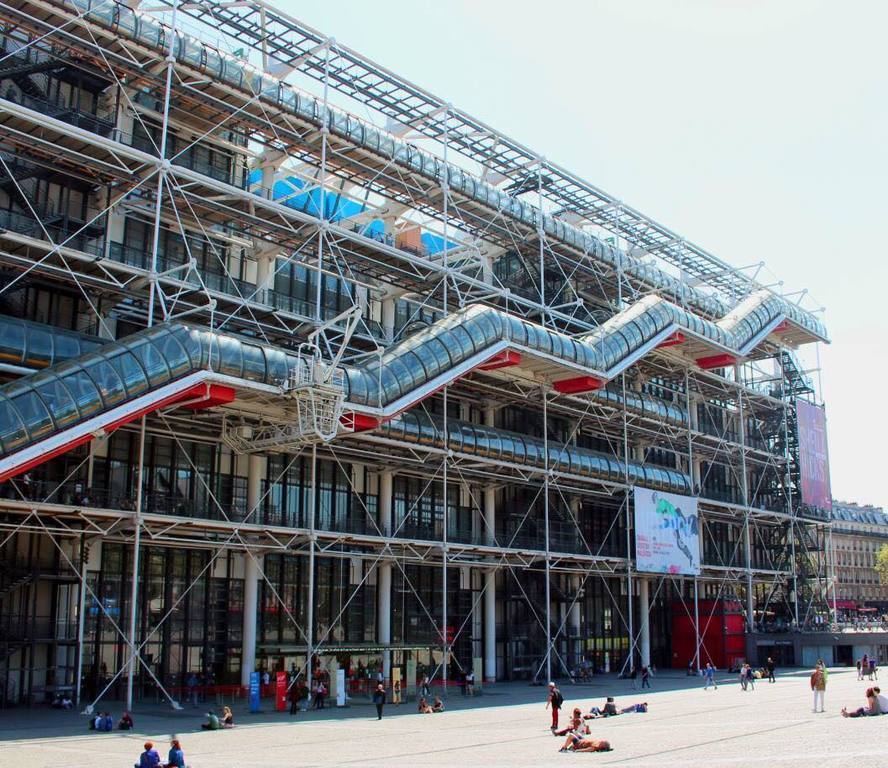 Modern art museum Centre Pompidou. Paris.