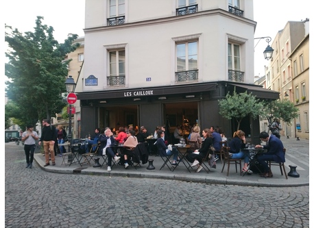 The nearby "Butte aux cailles" with its bars and restaurants