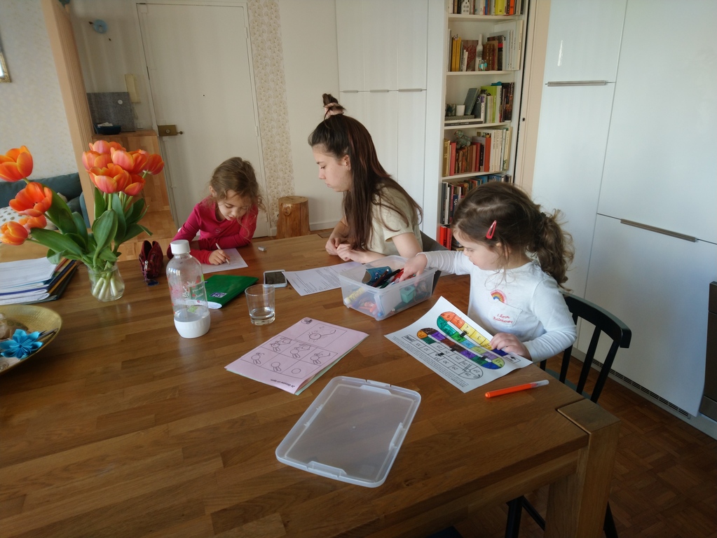 The main room (dinner table)