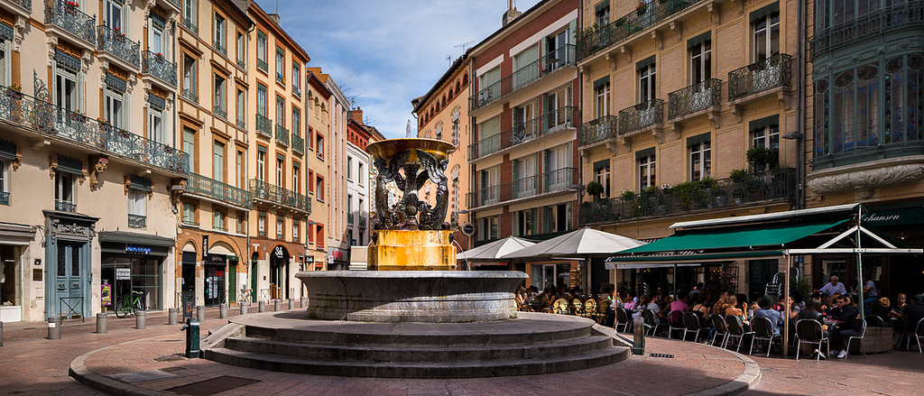 Place de la Trinité, 3 minutes walk from home. A good place to have a drink !