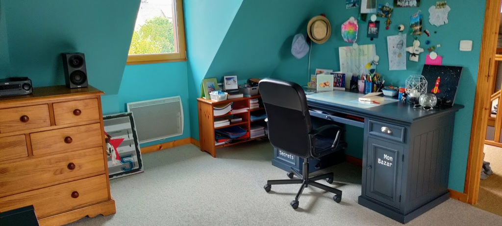 A l'étage : chambre 3