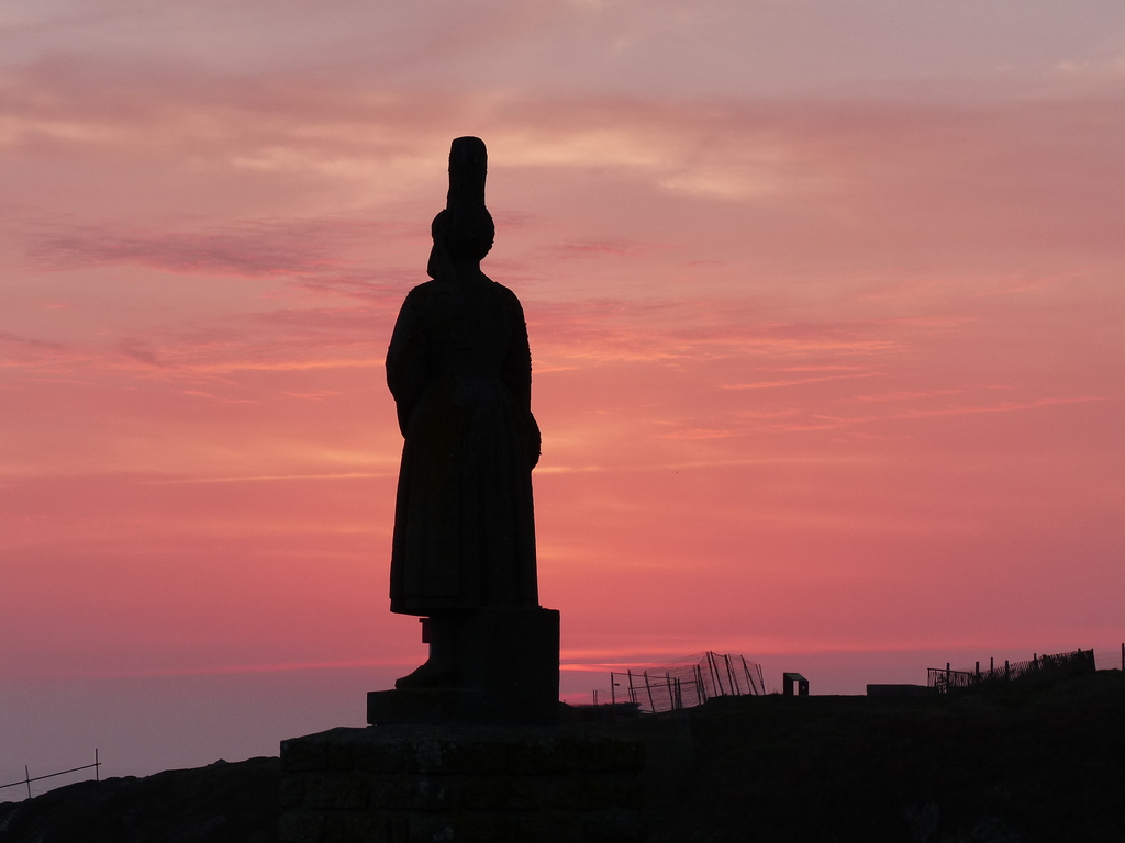 one " Bigouden" at sunset !!