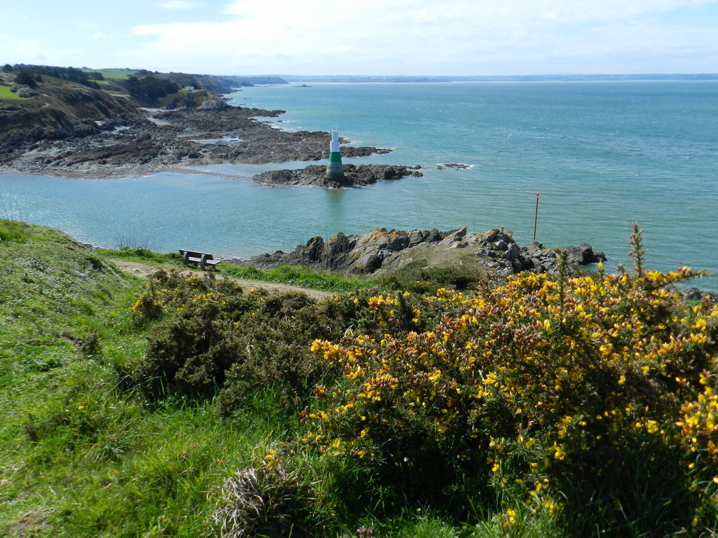 on the way between Dahouët habour and Val André