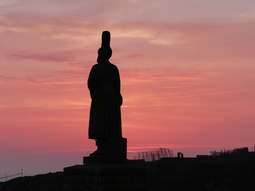 one " Bigouden" at sunset !!