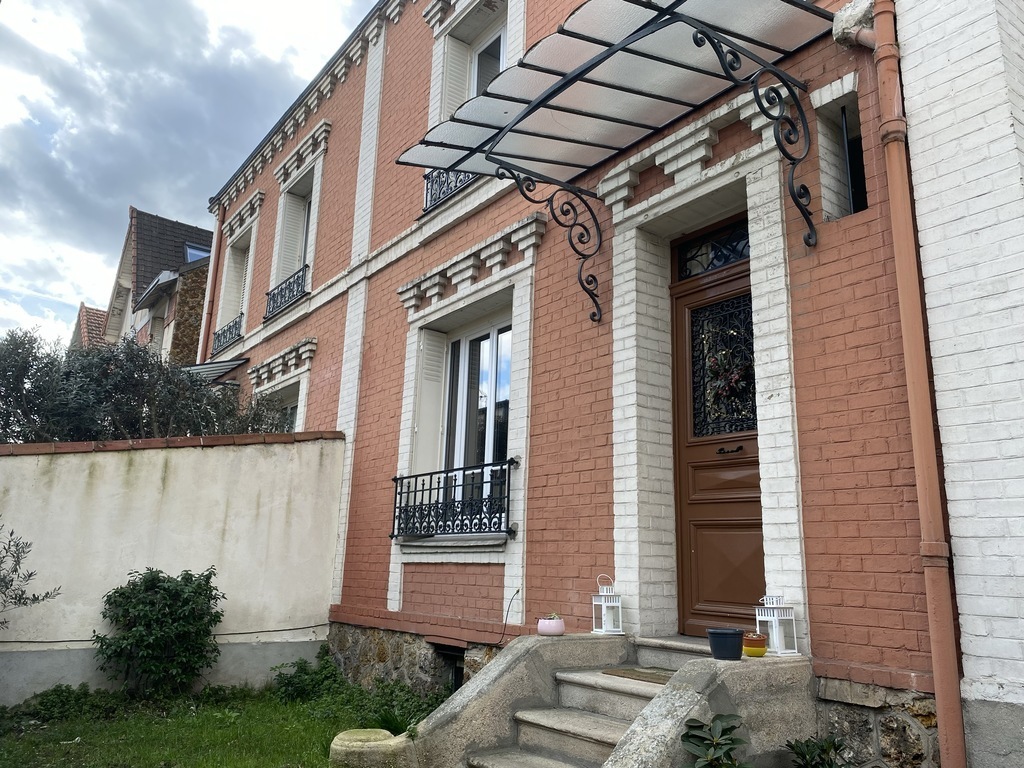 The front door and the front mini garden