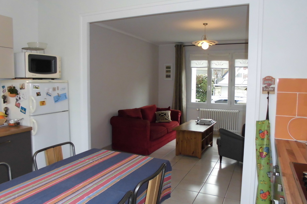 The living room .View from the kitchen