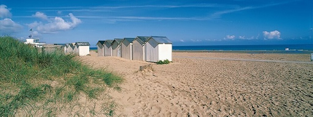 Ouistreham, another favourite beach for walking too, 20 min by car.