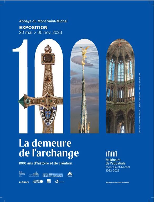 Le Mont St Michel, 1000 years old in 2023.
