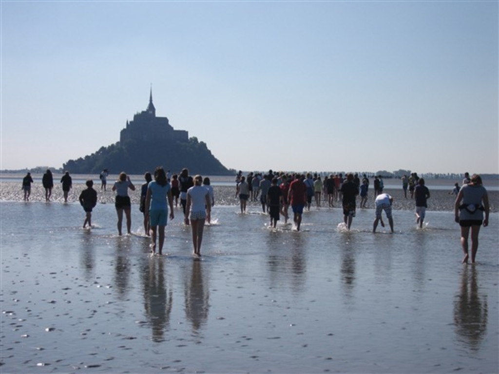 walking across the bay, an unforgettable experience!