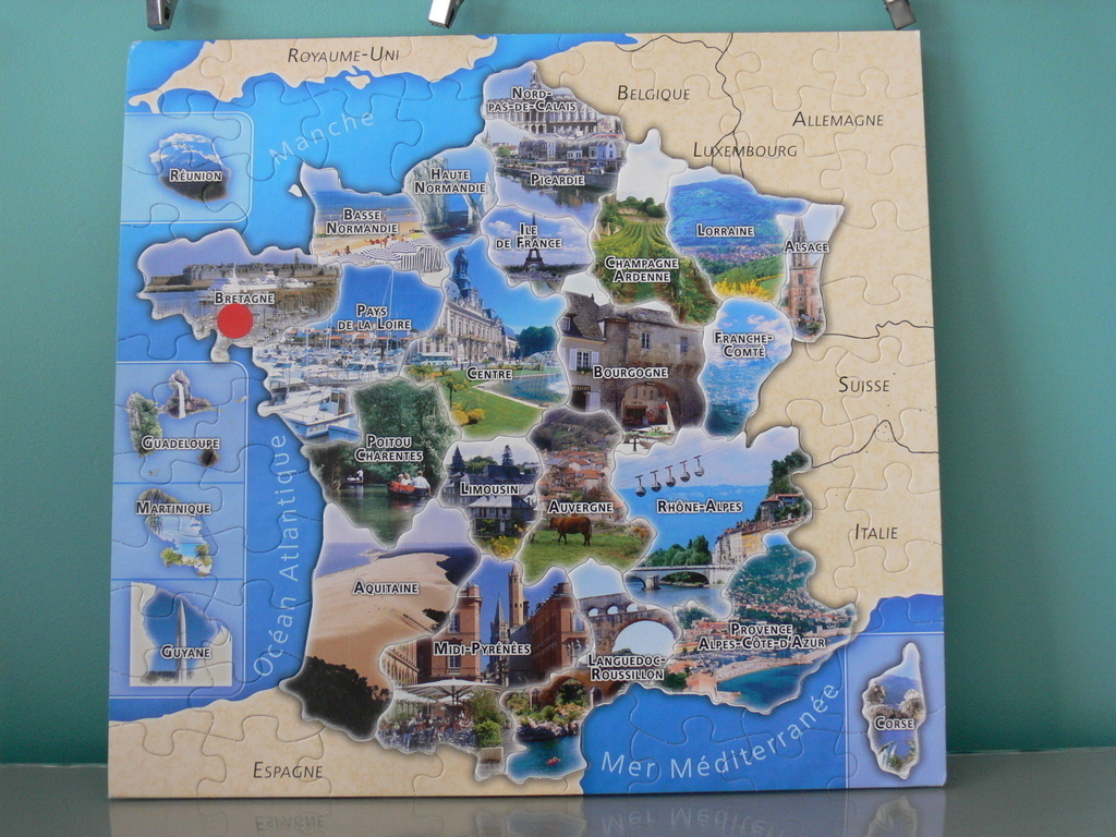 notre situation : le point rouge