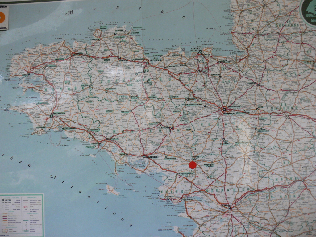 notre situation : le point rouge