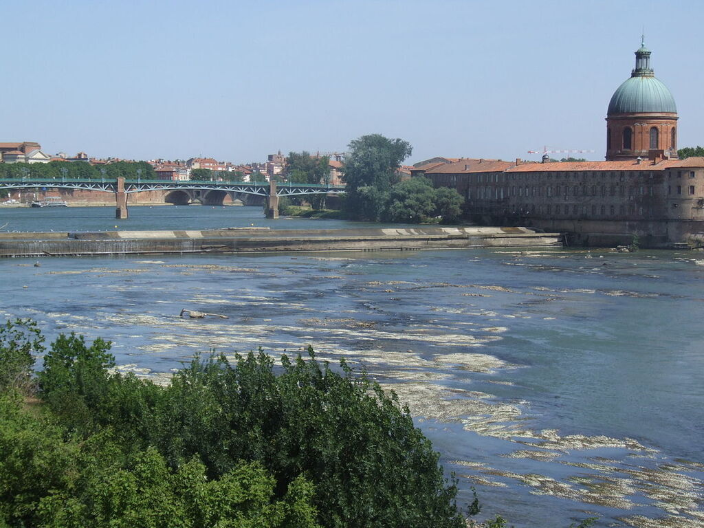 la Garonne et le dôme de la Grave