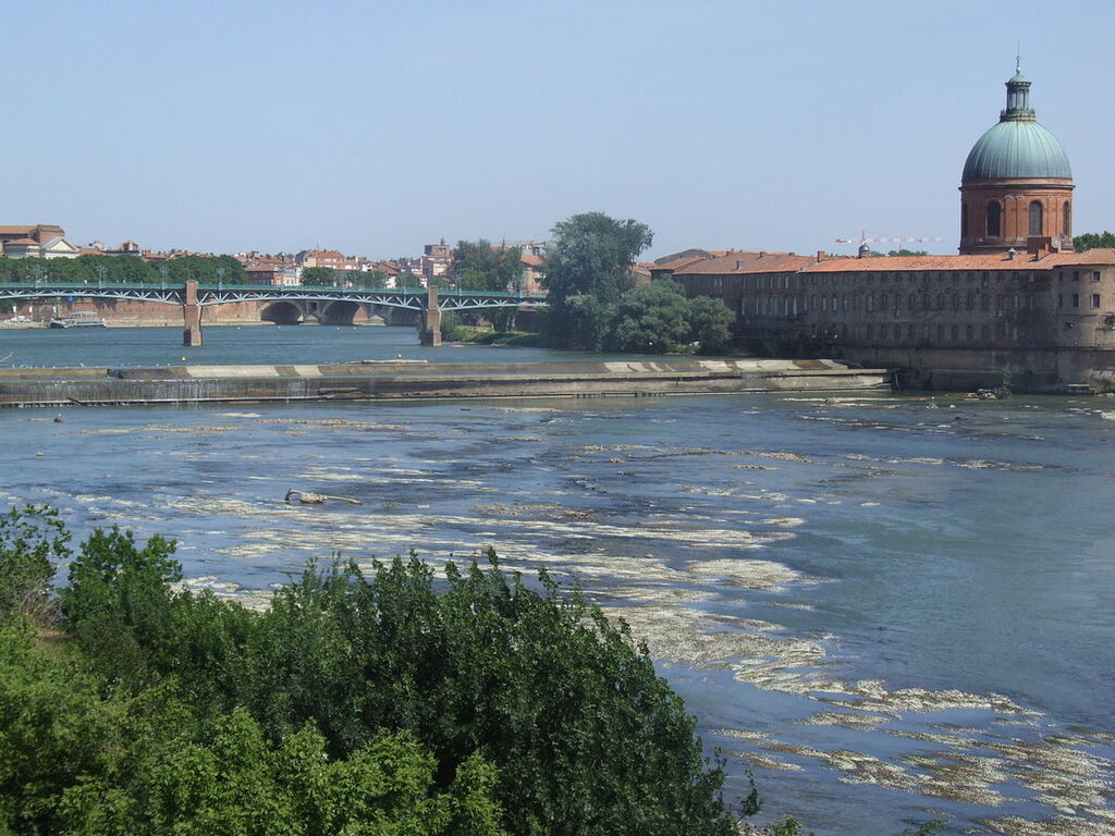 la Garonne et le dôme de la Grave