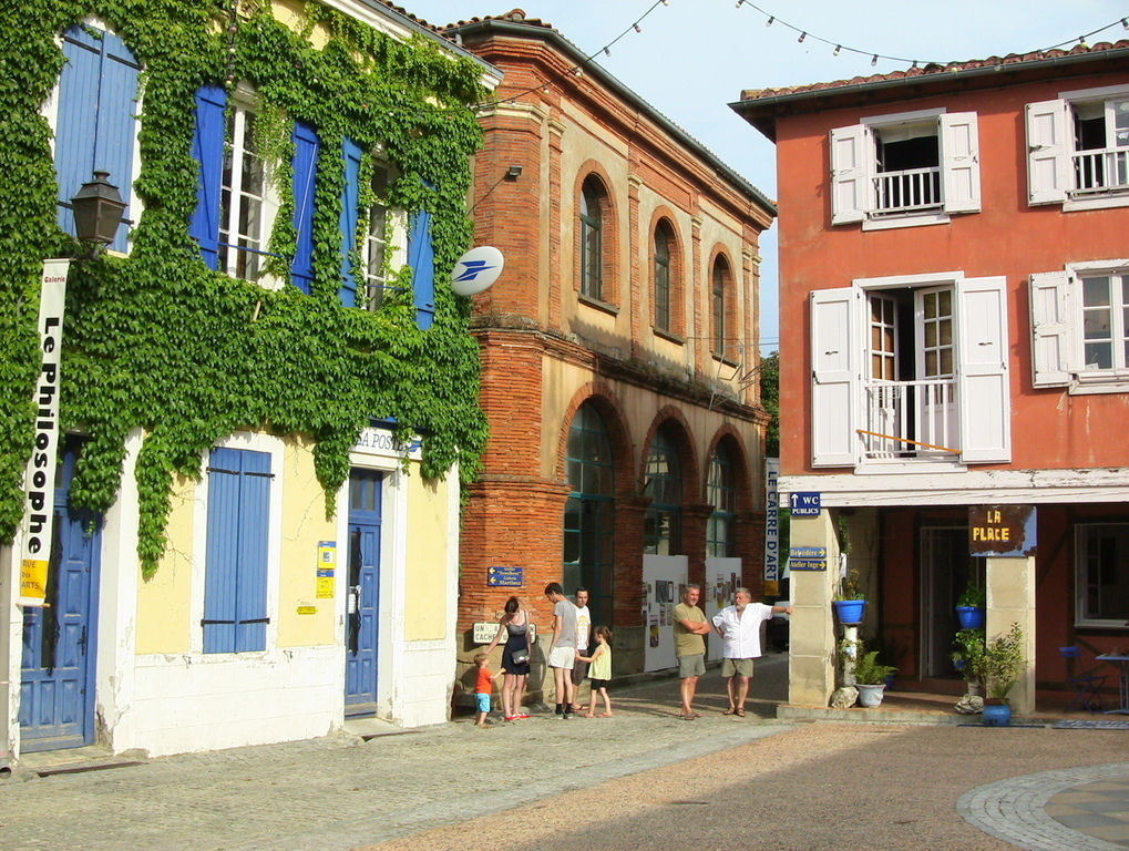 Carla Bayle, a very nice village nearby with art galleries and free summer concerts.