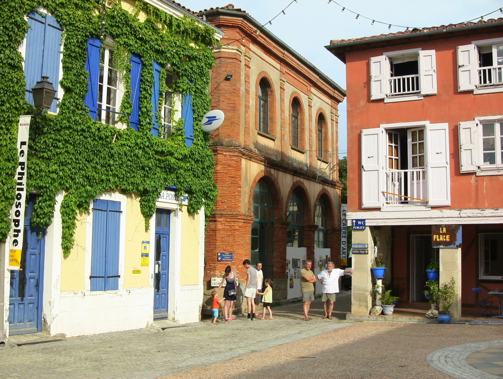 Carla Bayle, a very nice village nearby with art galleries and free summer concerts.