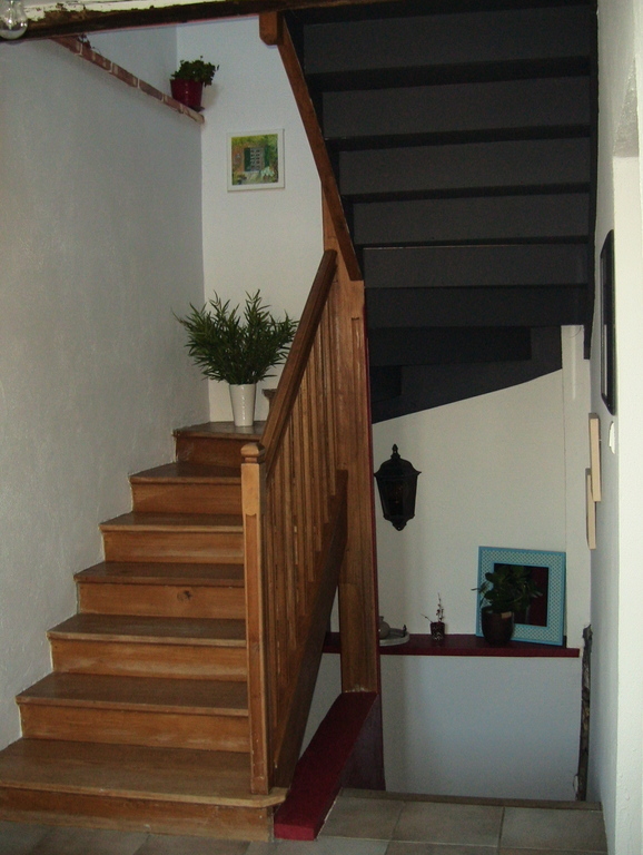 The first staircase landing