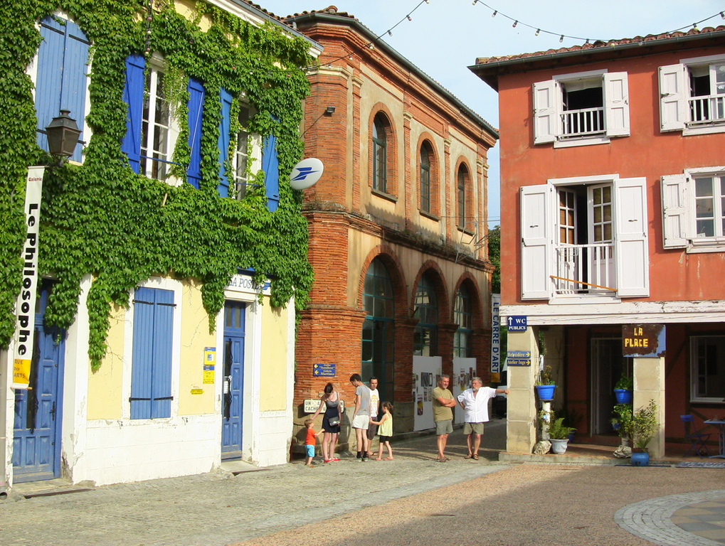 Carla Bayle, a very nice village nearby with art galleries and free summer concerts.