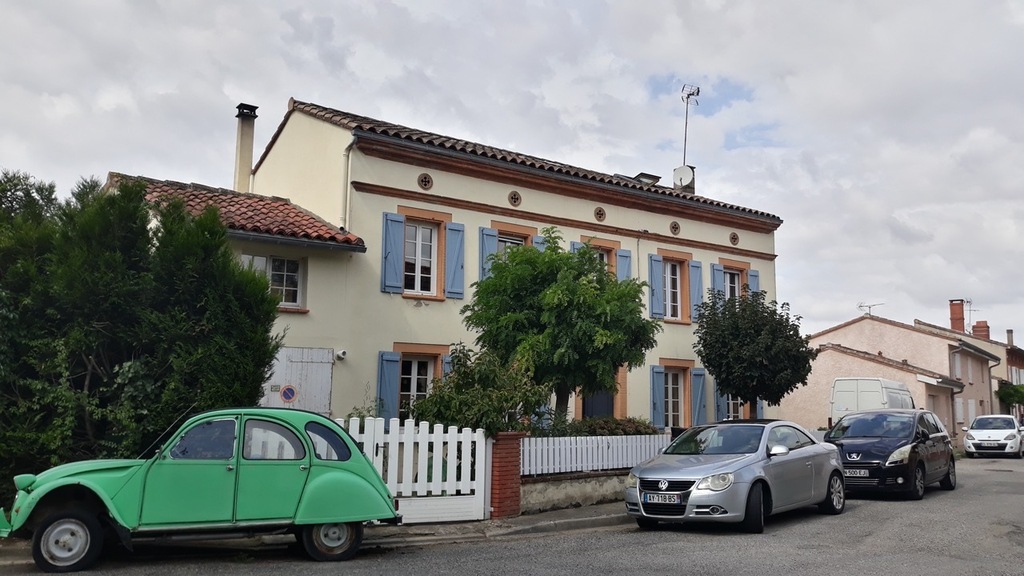 Our detached house in a quiet street