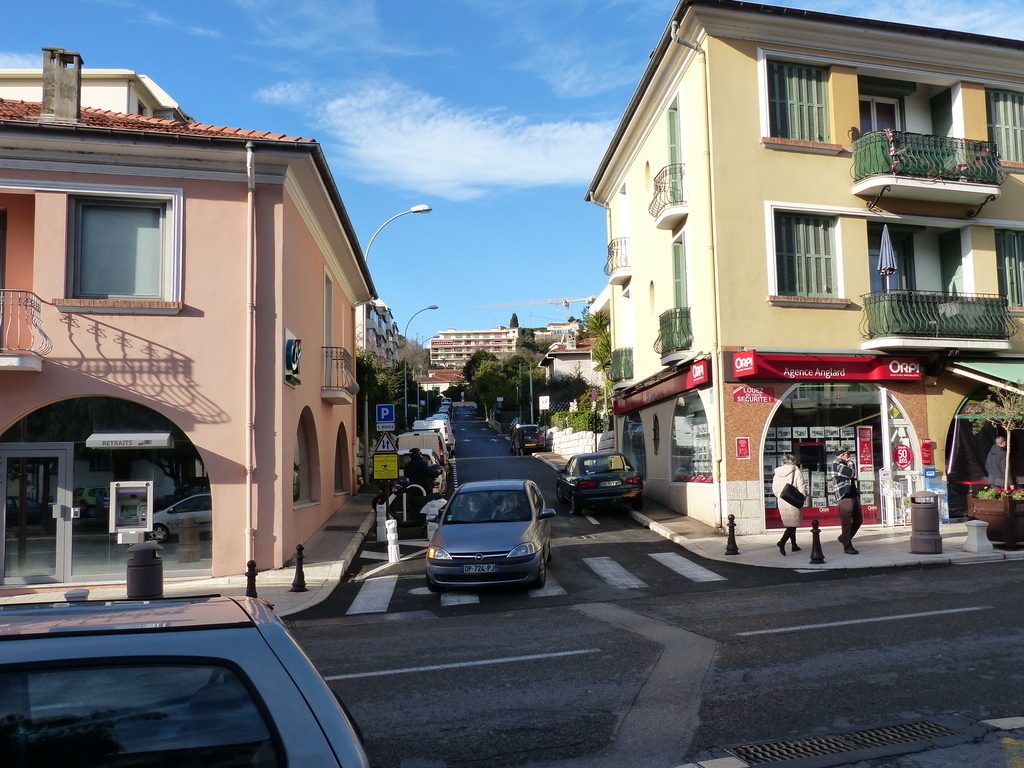 The "Jules Michel" street going  from downtown to home (100 m from home).
