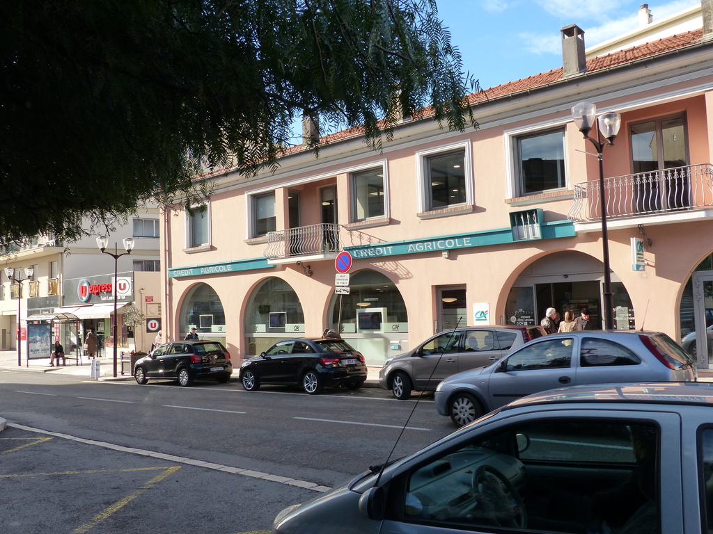 Downtown with plenty of shops