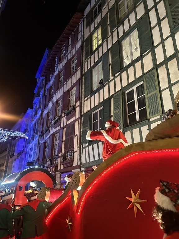 Bayonne . Beautiful medieval town young and lively 