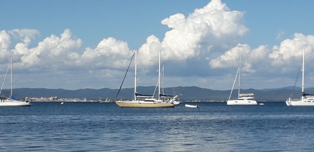 vue sur la mer depuis la plage de Miramar