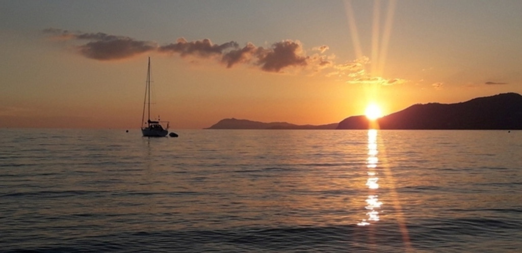 Vue depuis la plage de Miramar, à 100 mètres de mon appartement