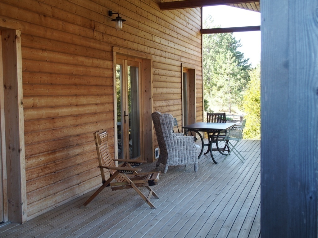 terrace on the other side