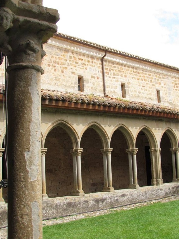 Abbey from St Hilaire (4kms)