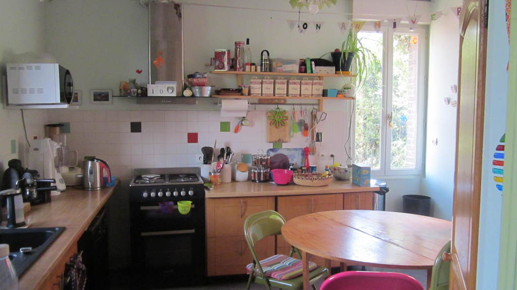 Kitchen,  Cuisine donnant sur le jardin