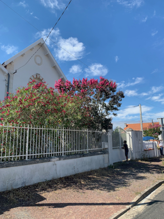 view from the street where you can park 