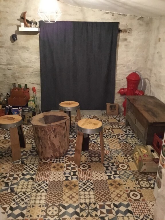 cellar (that will be close when you comme home)