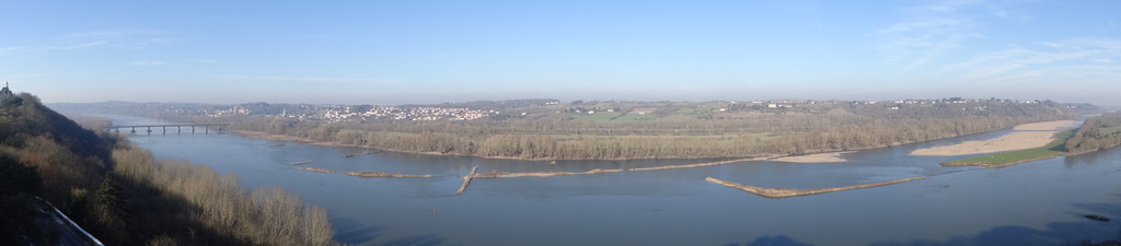 the Loire seen from Champtoceaux