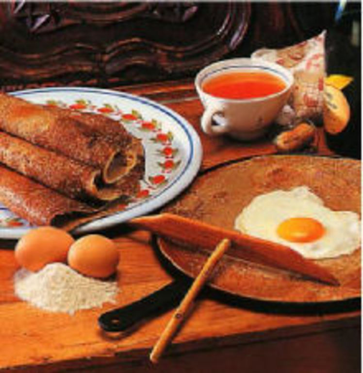 One of Brittany's specialities, la galette.