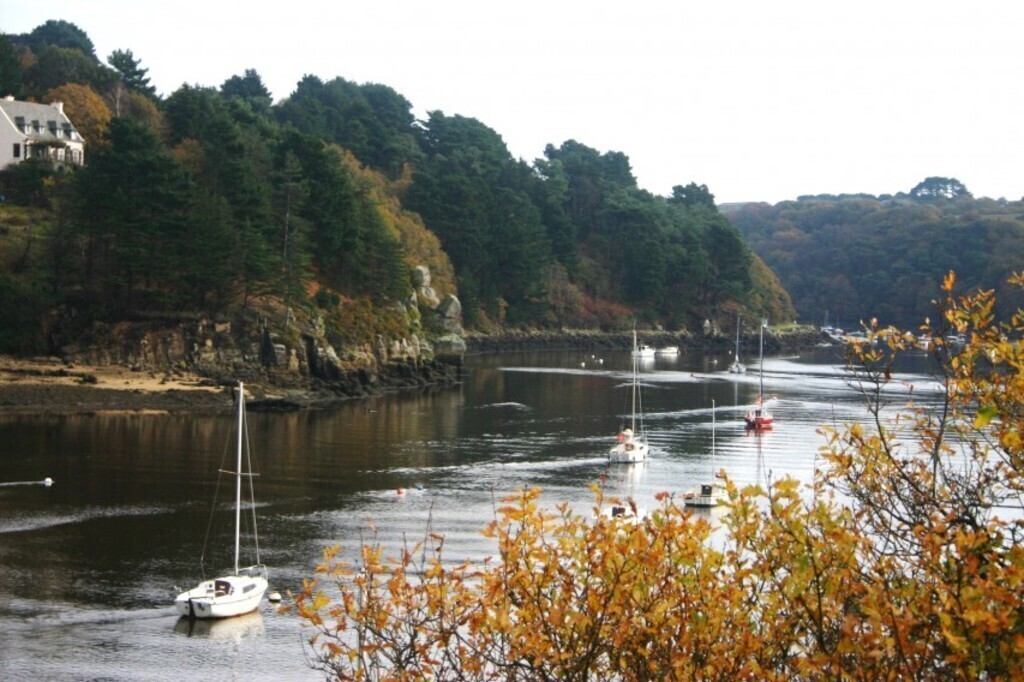 The "Leguer"river , just down the street
