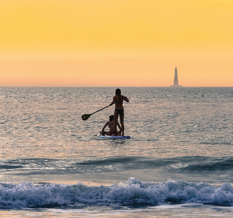 Go for paddleboarding, kayaking, sailing or do any water sport