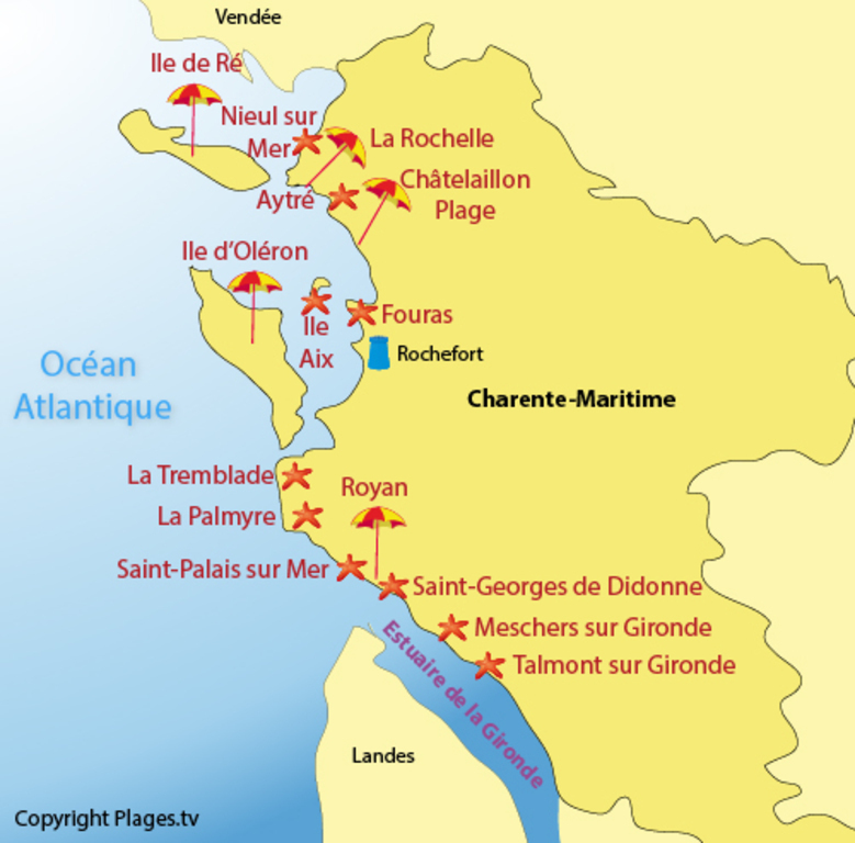 Top beaches in the area