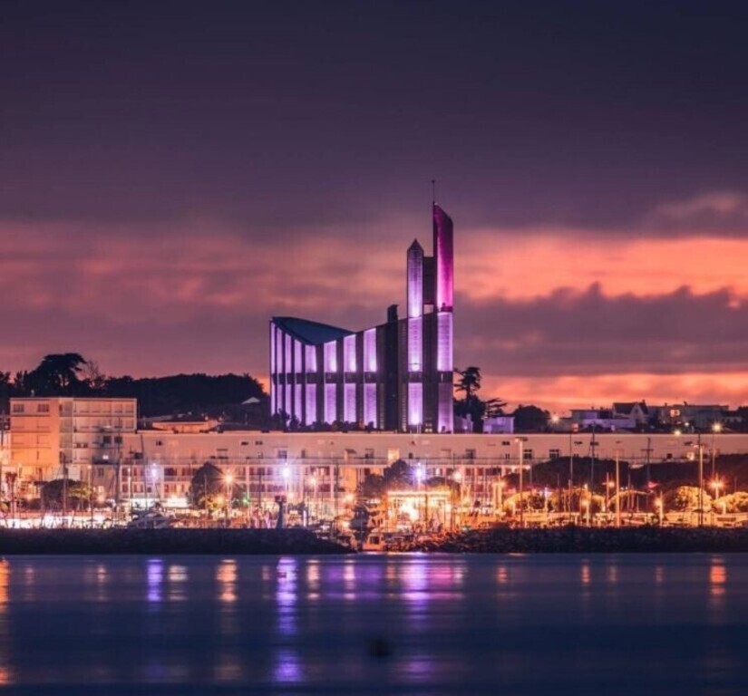 l'Eglise Notre-Dame de Royan, tout en béton