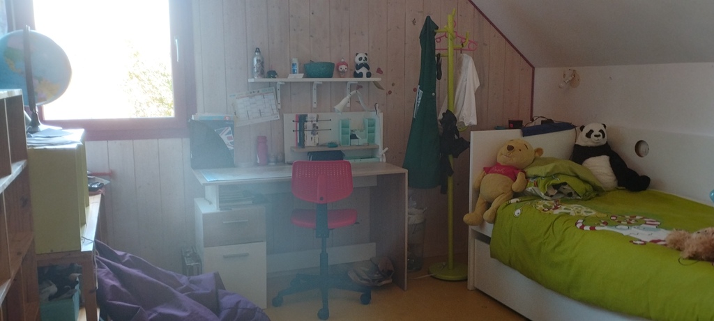 Chambre lit simple + lit simple gigogne