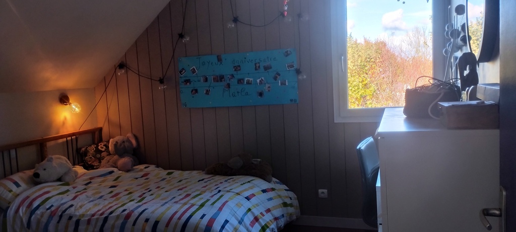 Chambre ado lit double